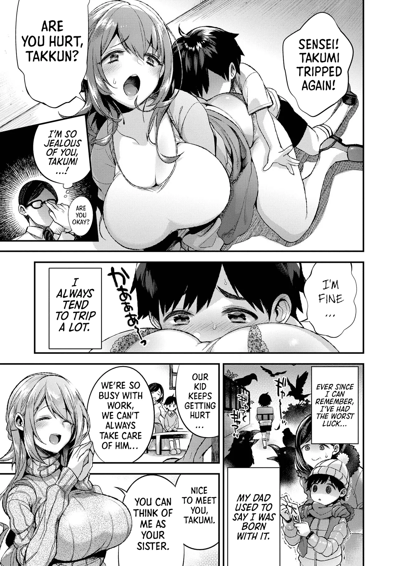 Ecchi na Oneesan ga Shounen ni Itazura Shichau | The Naughty Lady Likes Teasing Young Boys page 5 full