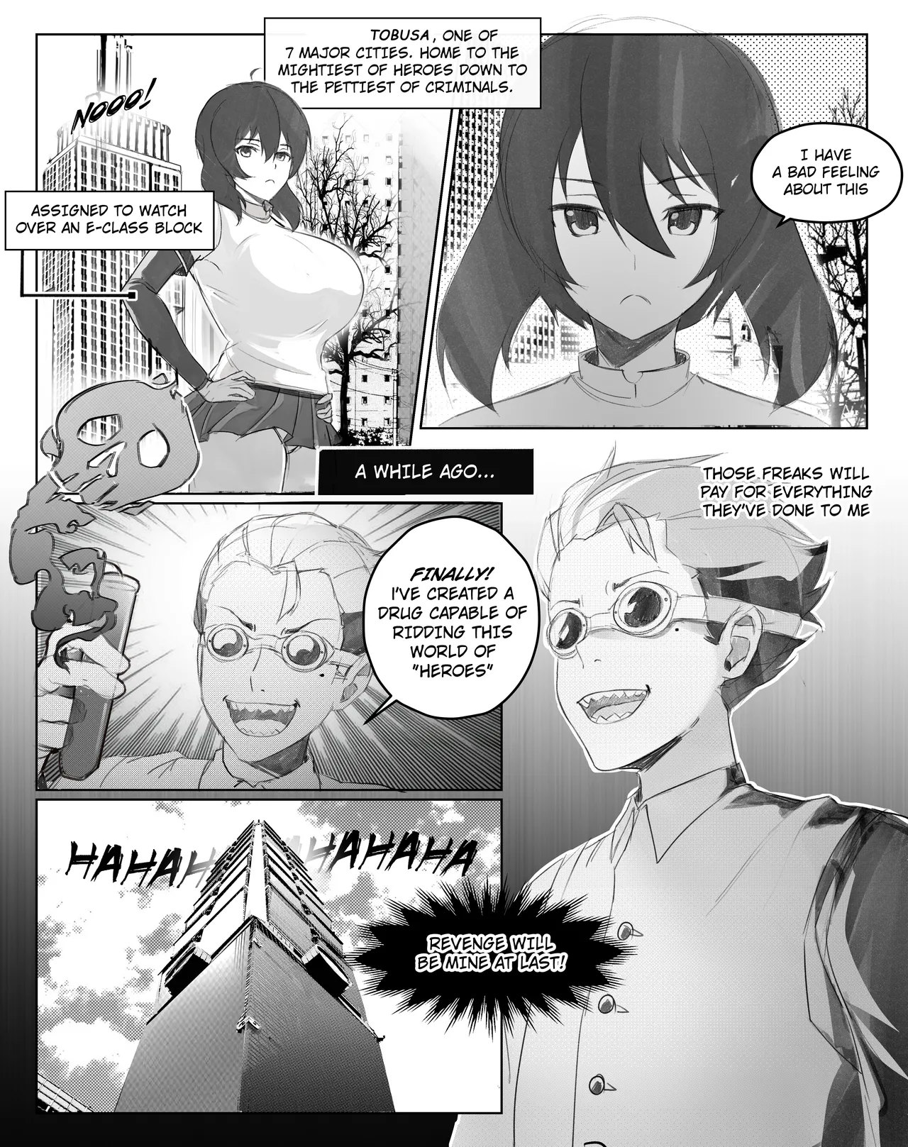To be a Hero ch.1 + ch.2 page 1 full