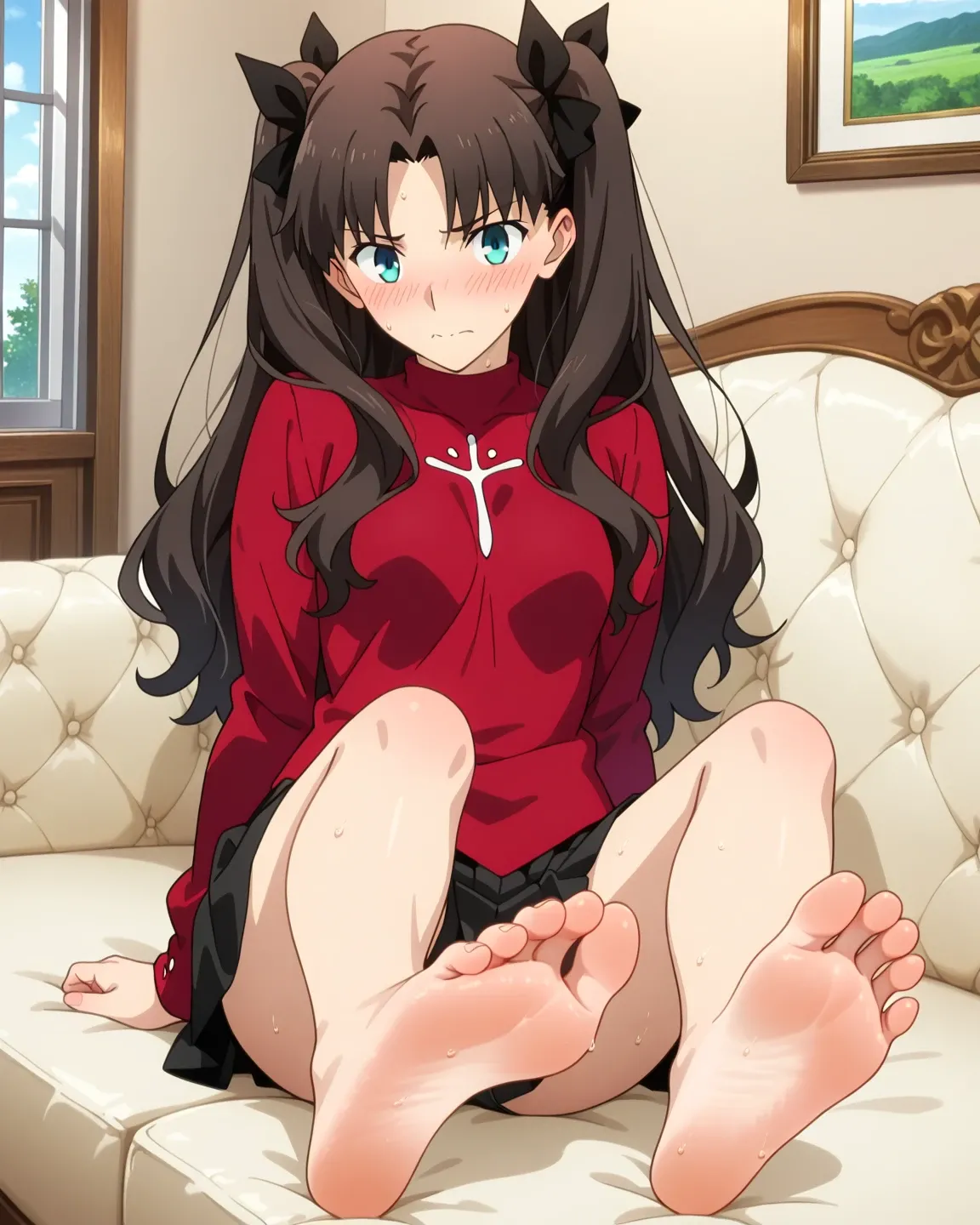 Rin Tohsaka bare feet page 4 full