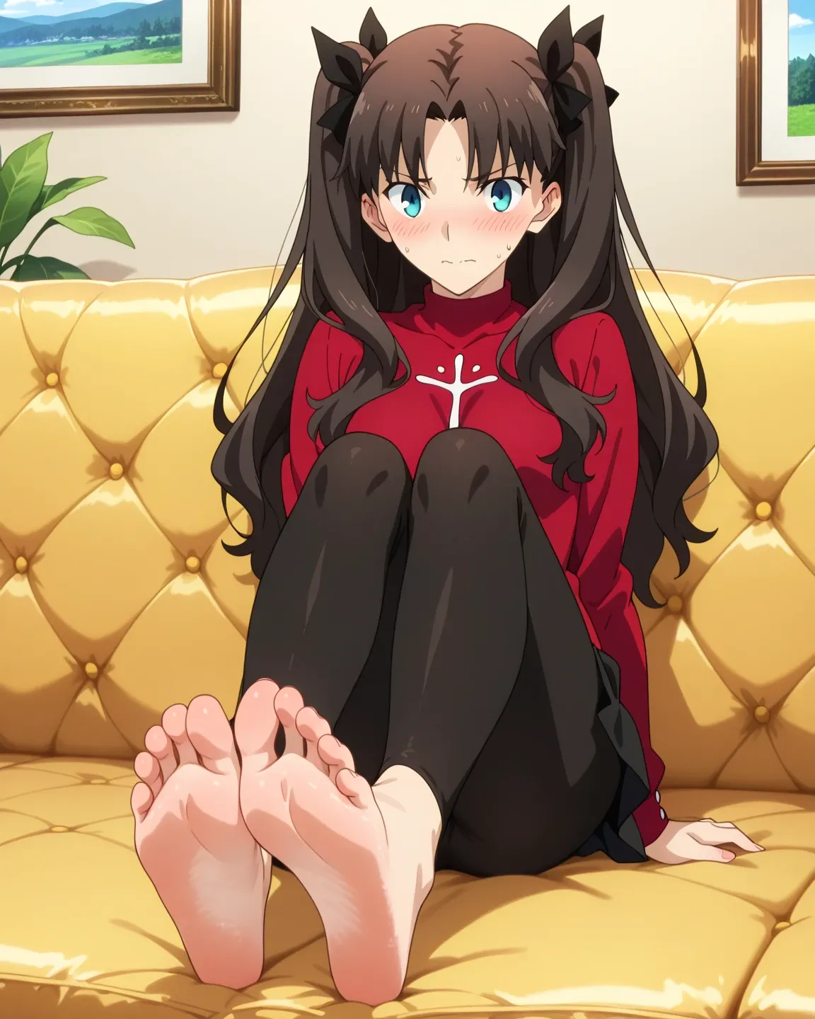 Rin Tohsaka bare feet page 7 full