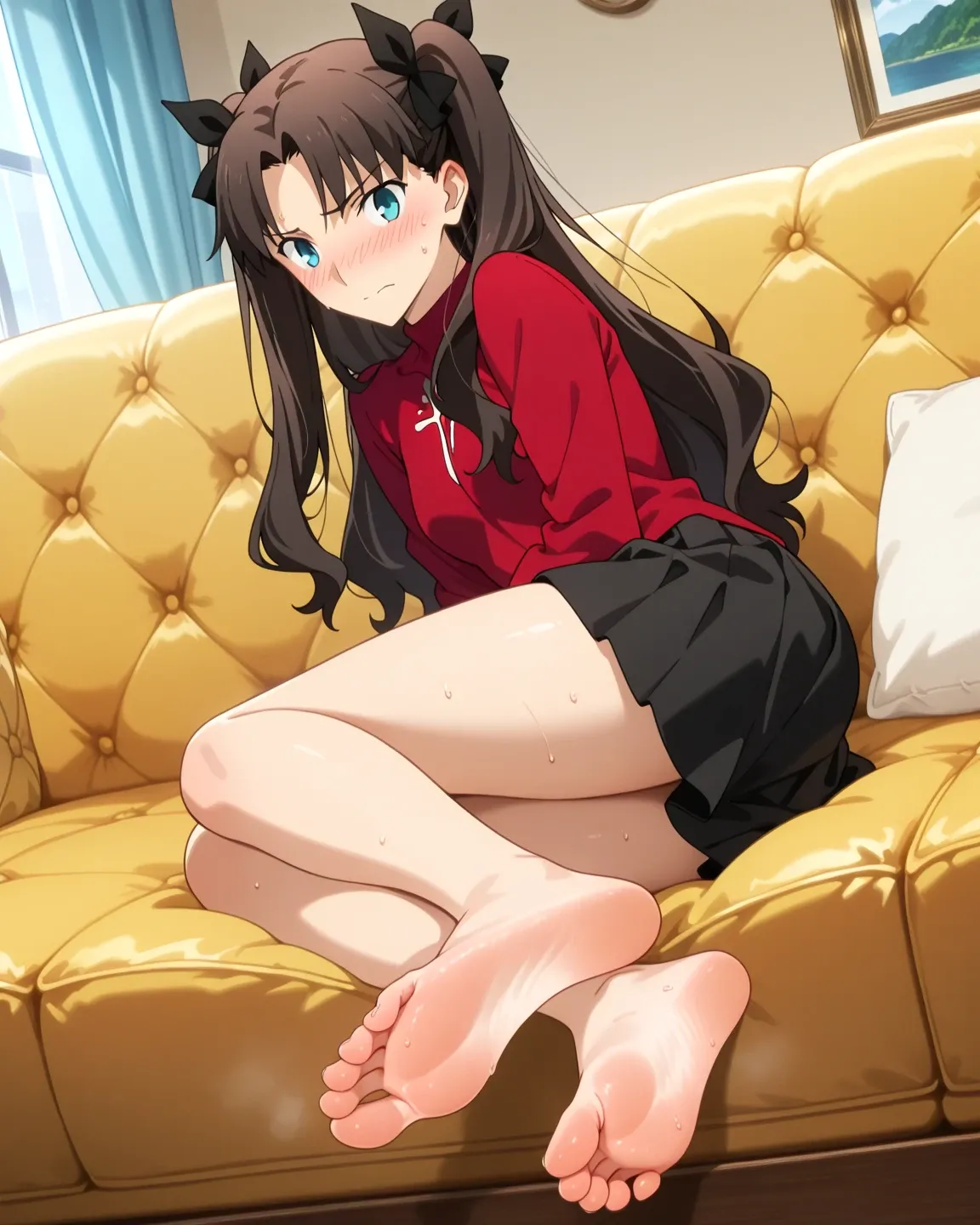 Rin Tohsaka bare feet page 9 full