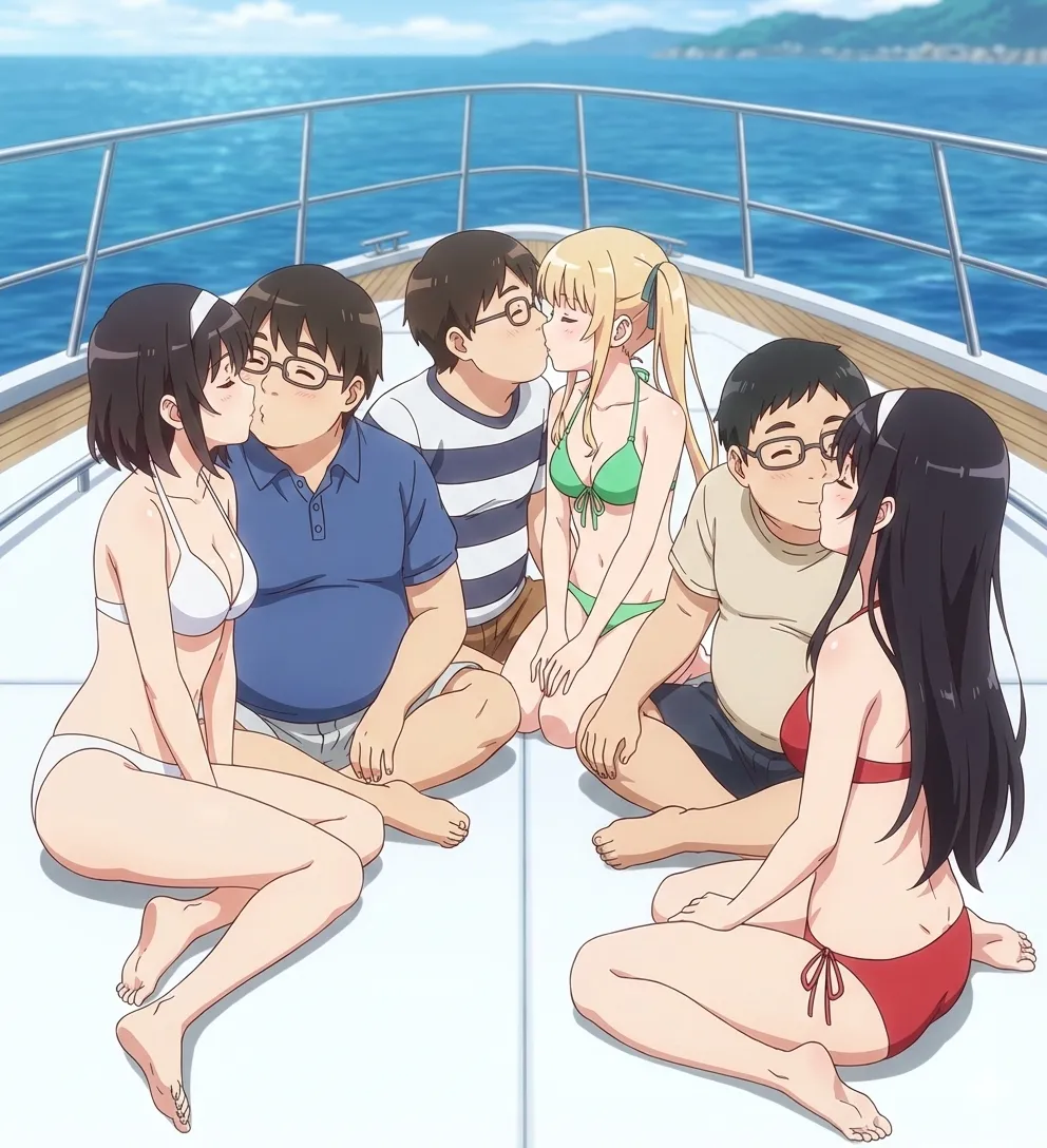 Saekano Ecchi: Utaha, Eriri &amp; Megumi with the Fat Leader page 7 full