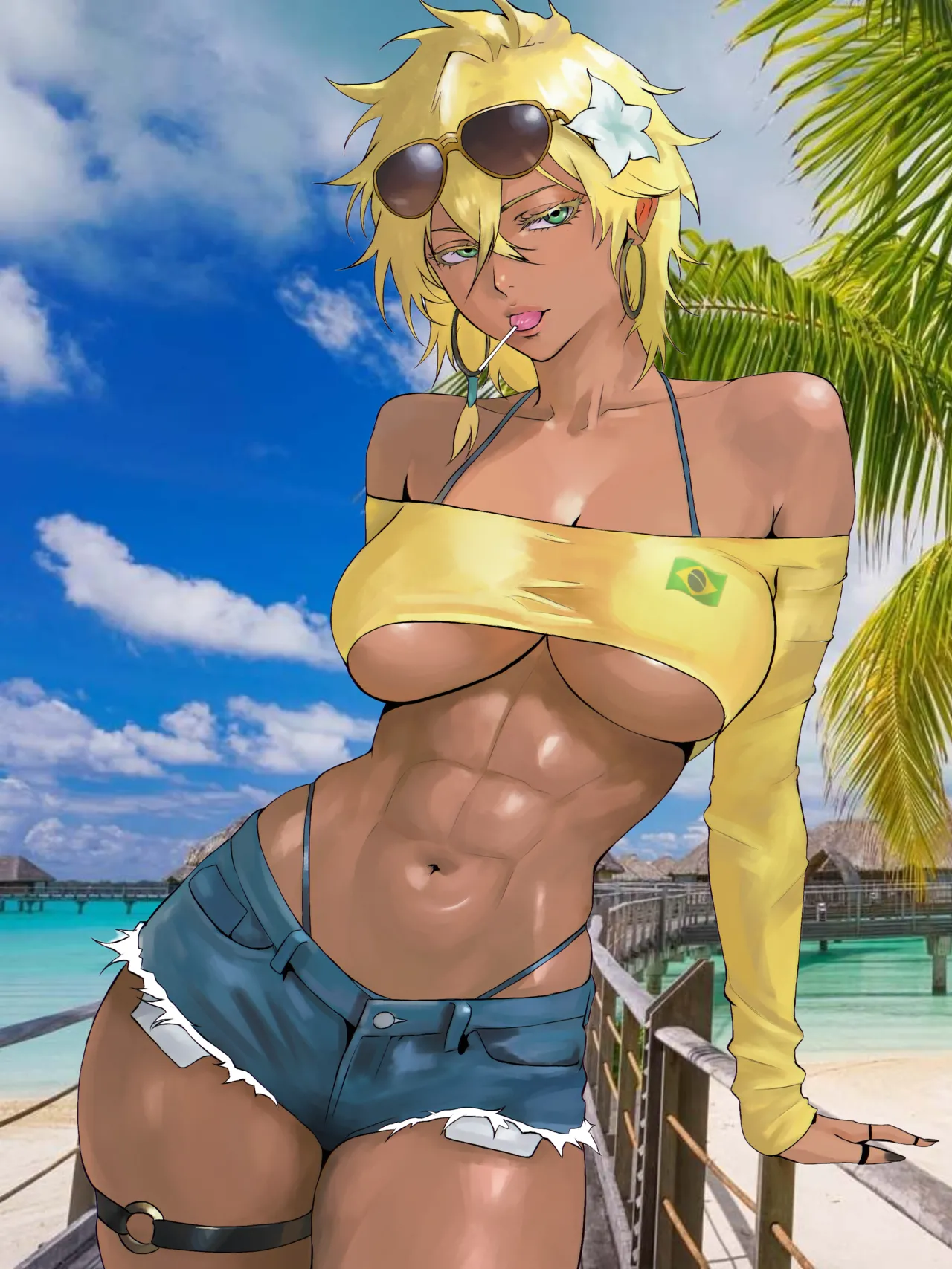 Harribel at the beach page 3 full