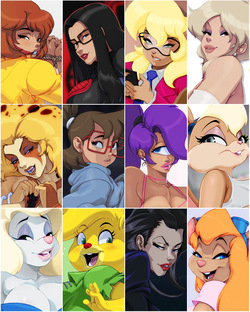 Toon Crushes set + Extras