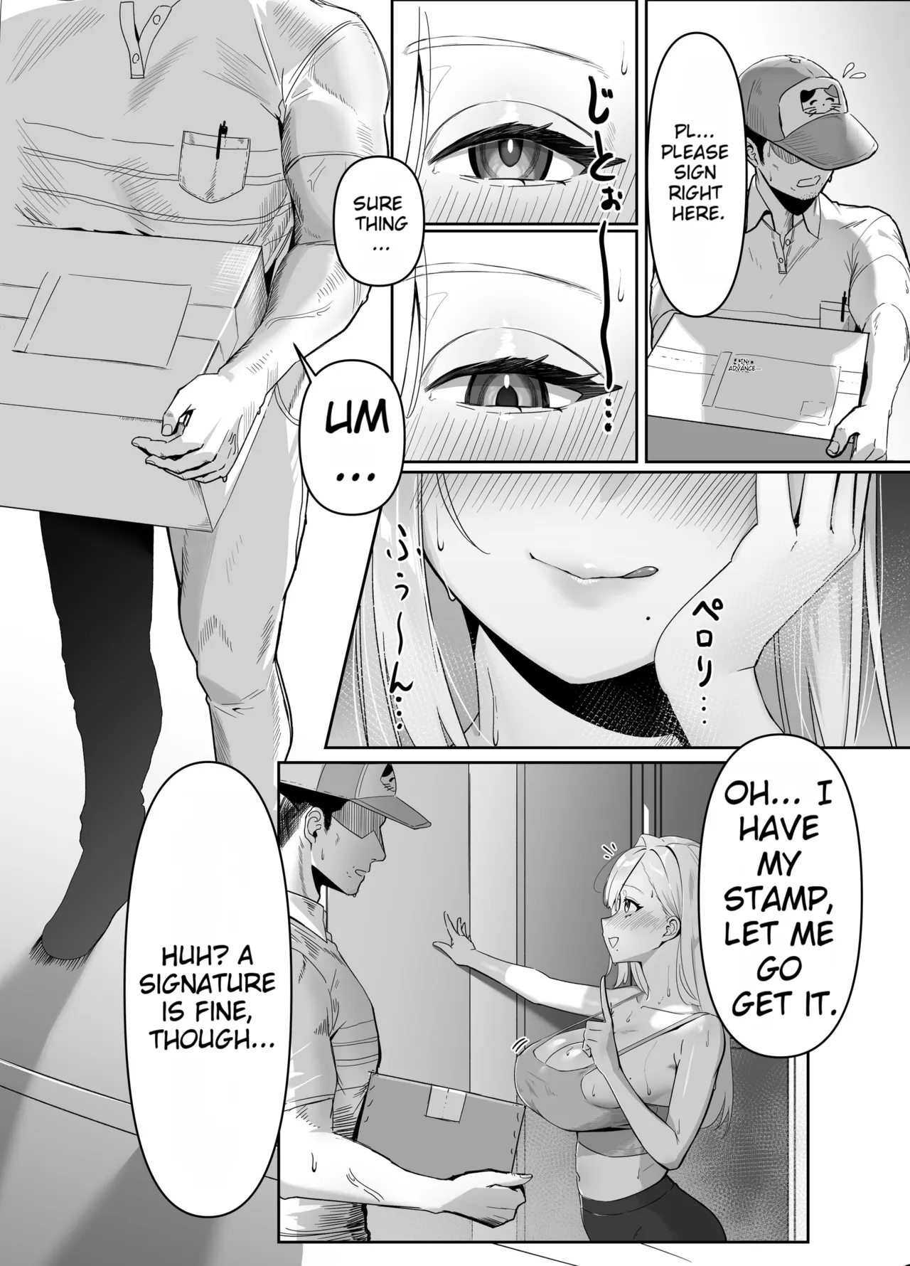The Big-Breasted Lady at the Delivery Destination Is Way Too Lewd page 3 full