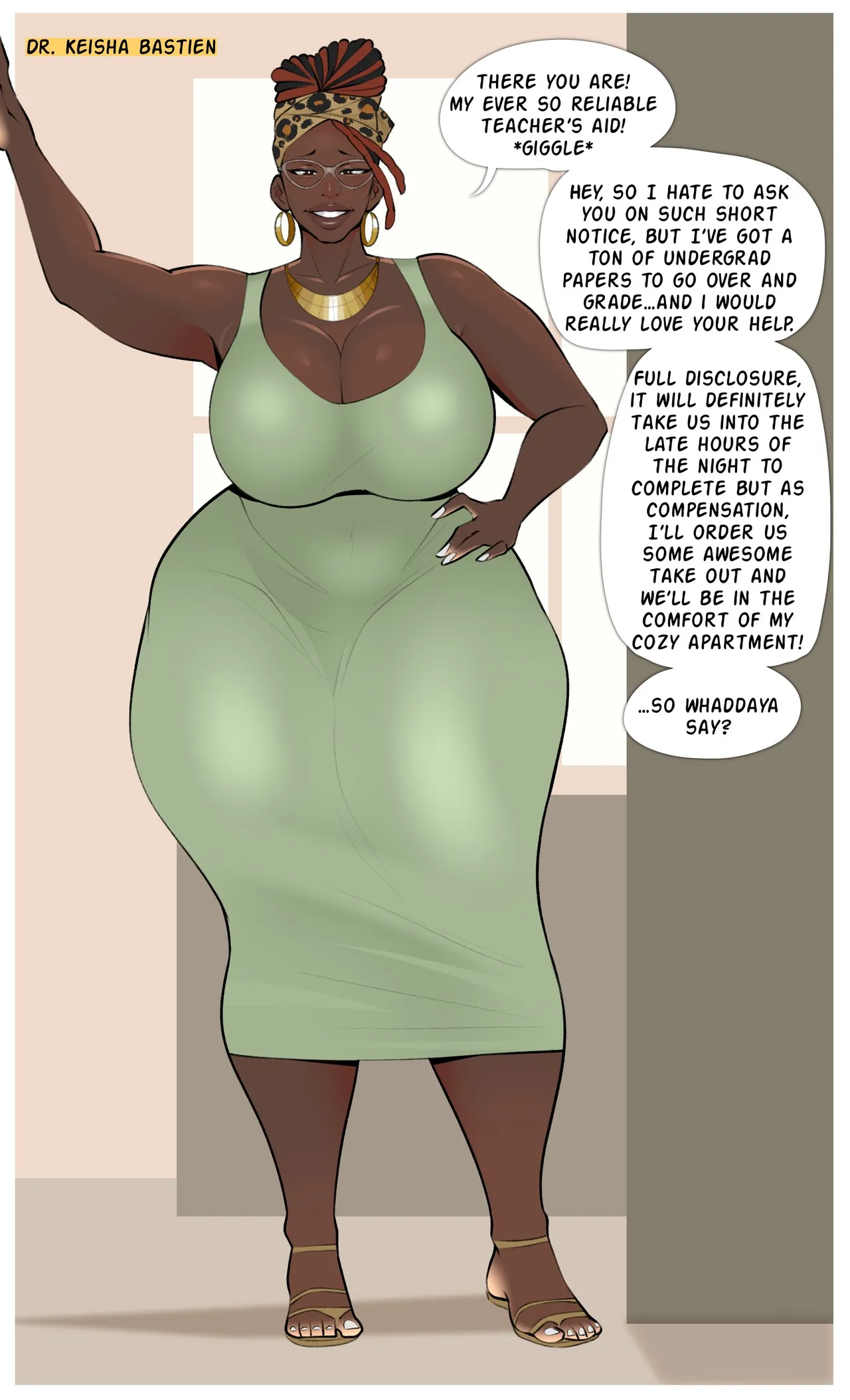 Dr Keisha page 1 full