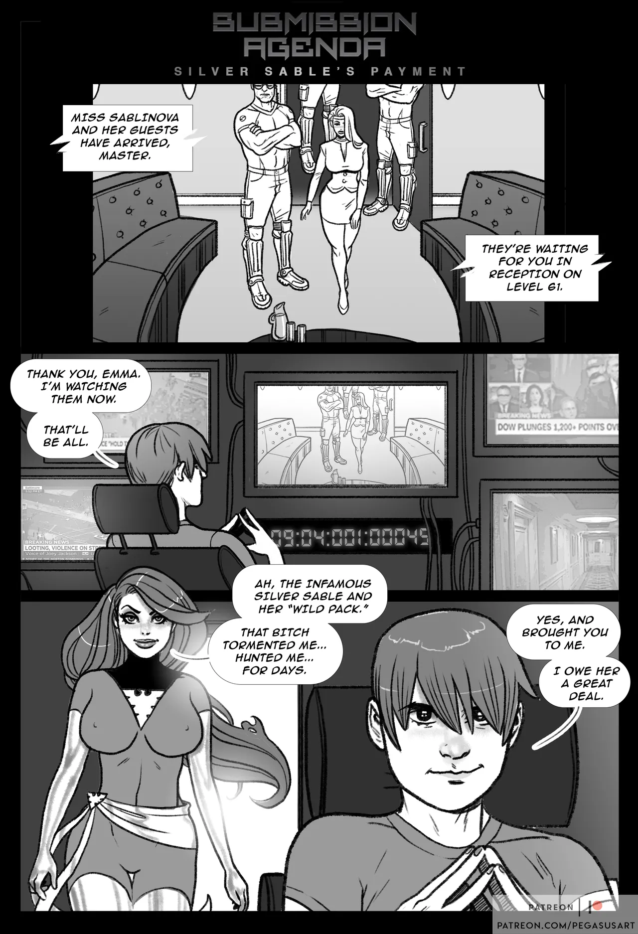 Submission Agenda: Silver Sable's Payment page 2 full