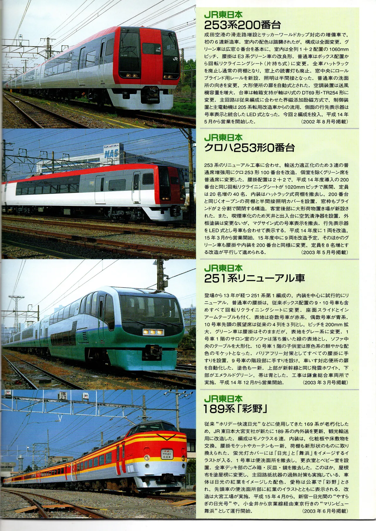 鉄道ファン新車カタログ2003 page 7 full