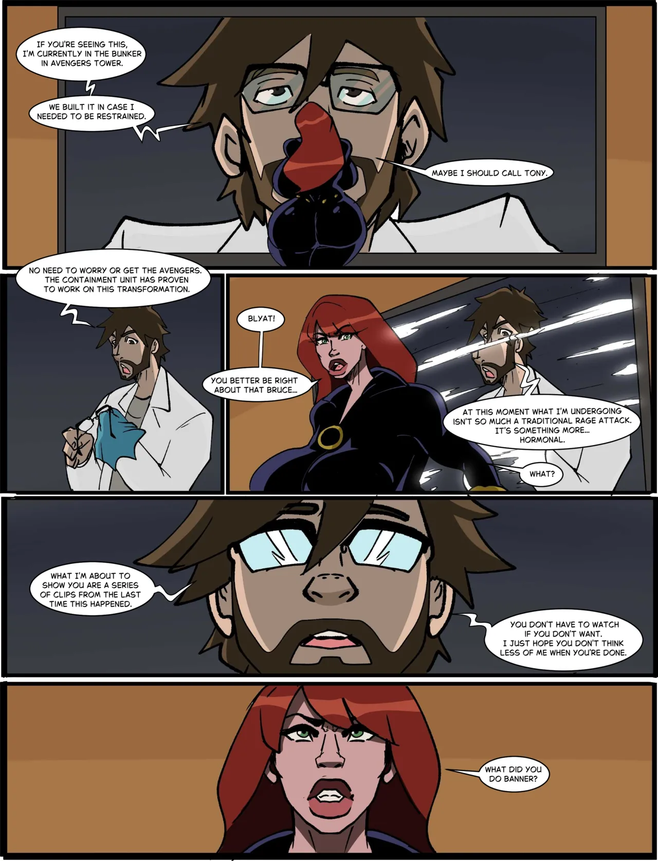 Wasp &amp; Widow: Hulk Smash page 4 full