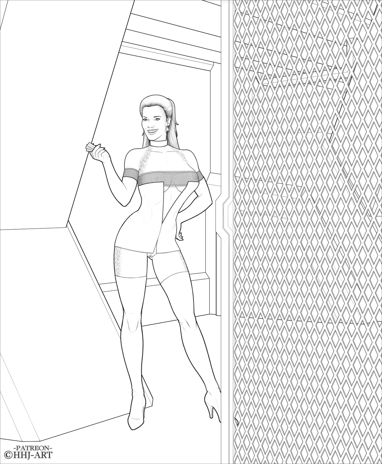 Artist High-Heeled Jill page 7 full