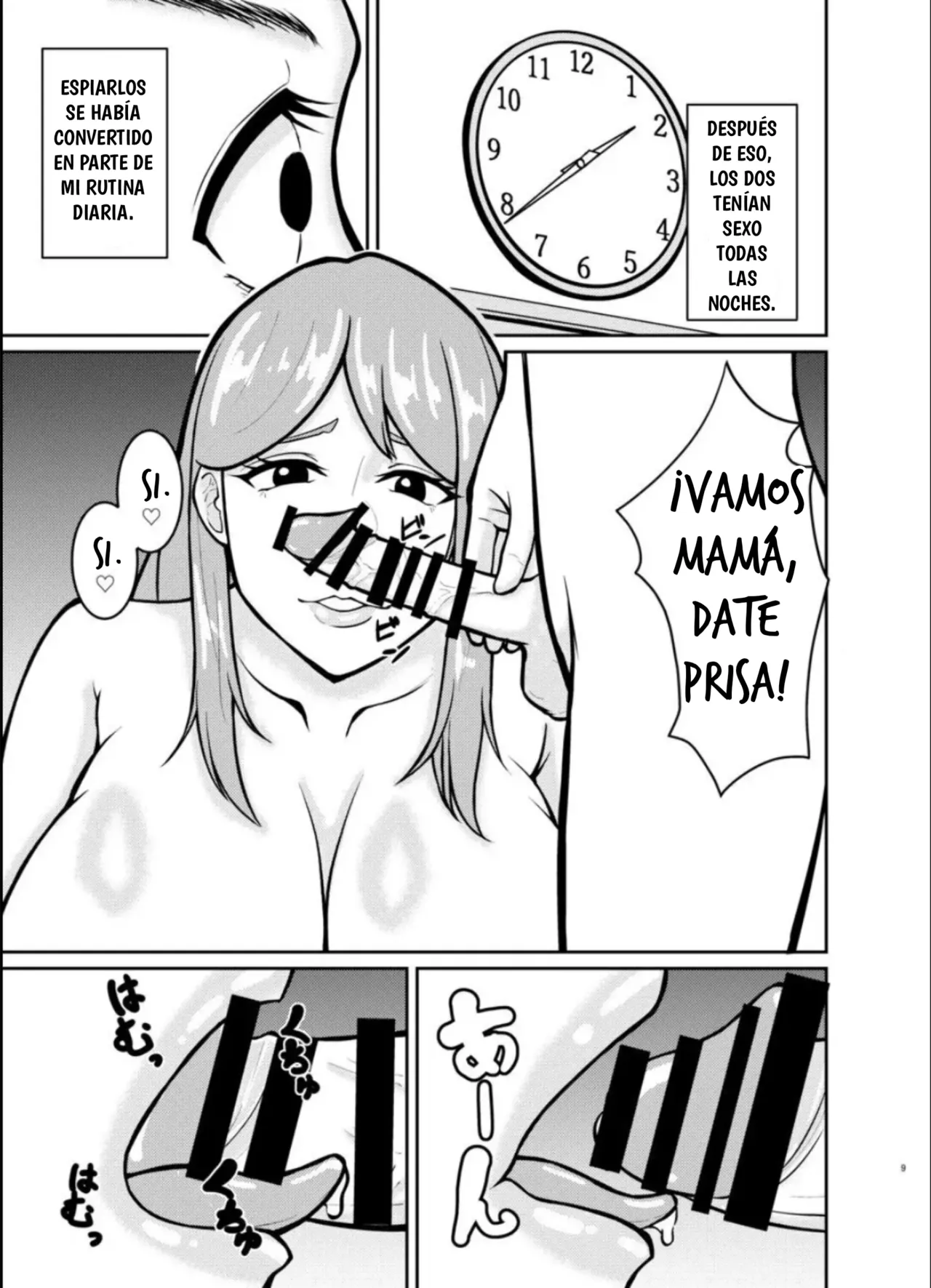 La historia de cómo mi madre y mi hermano tenían sexo sin que yo lo supiera. page 9 full