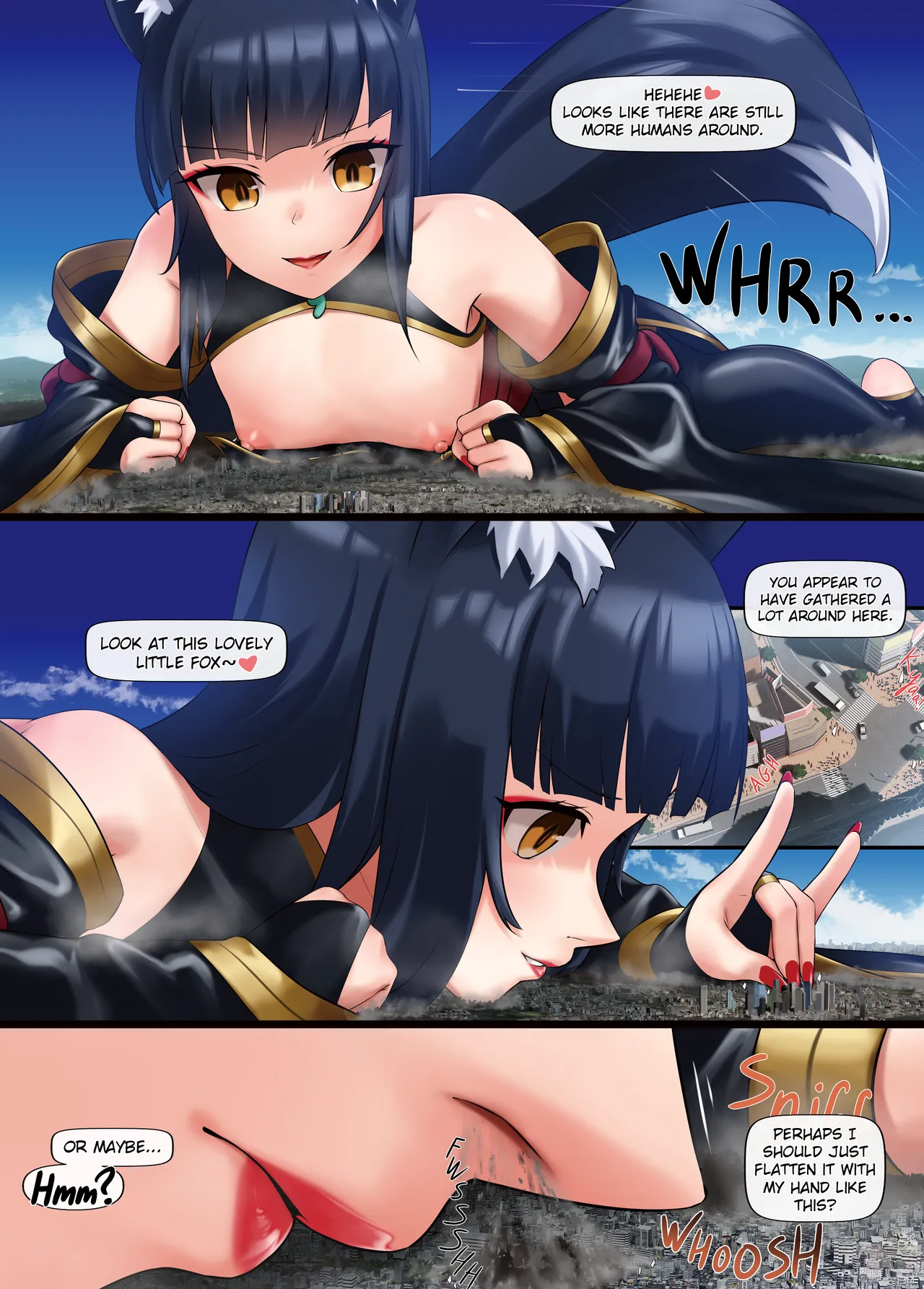 Wicked &amp; Naughty Giant Fox Menou-chan page 8 full