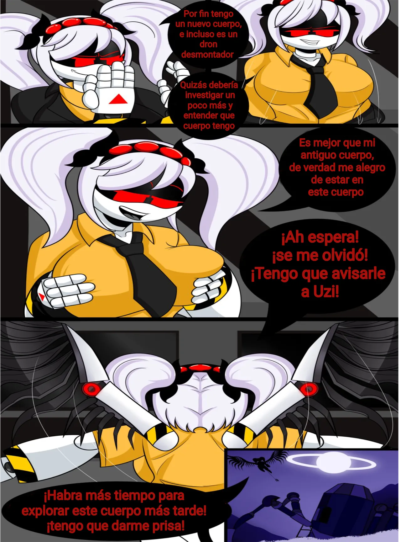 Murder Drone Possession Español page 4 full