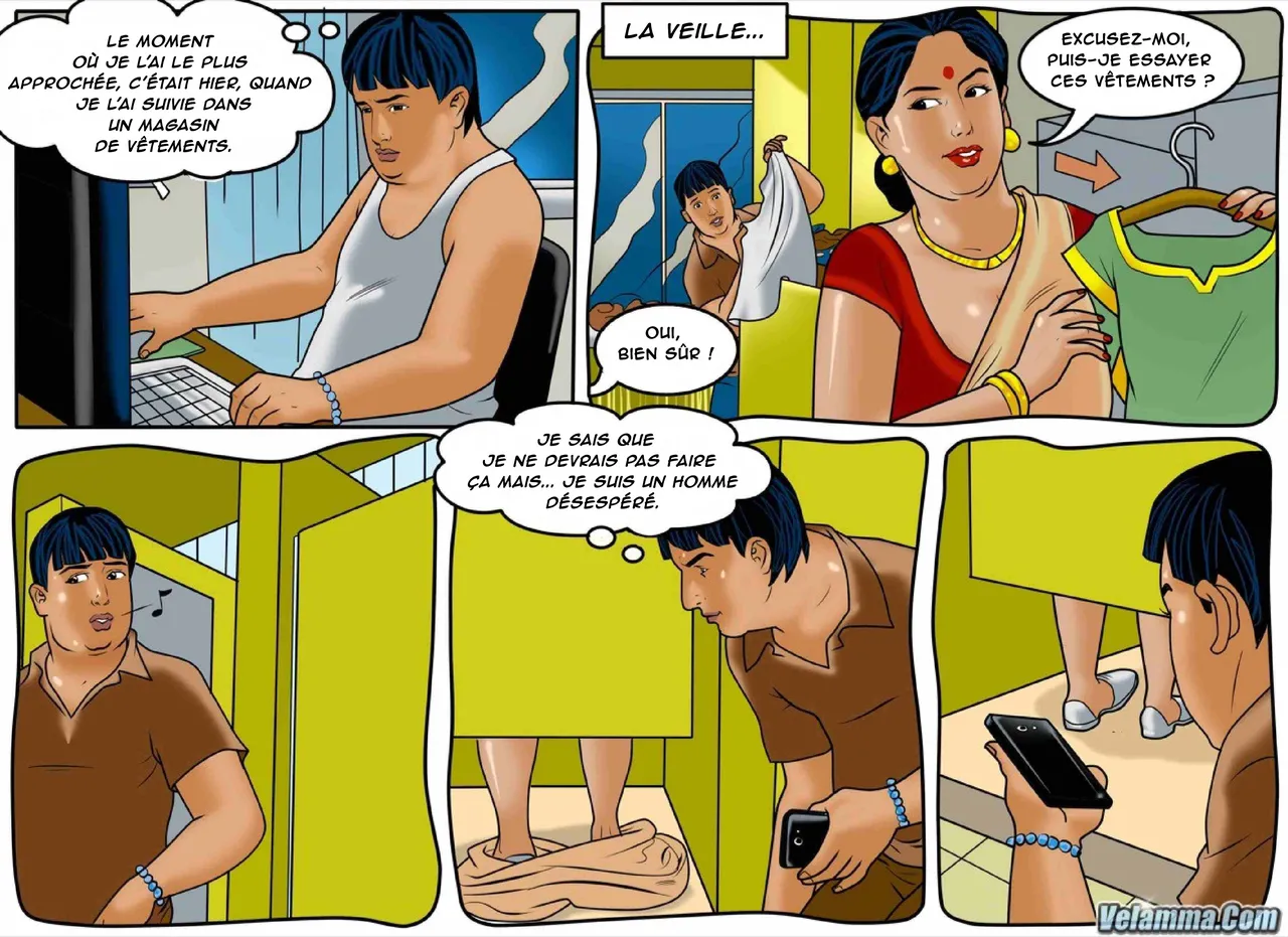 Velamma - 051 -  Femme de ménage en Inde page 3 full