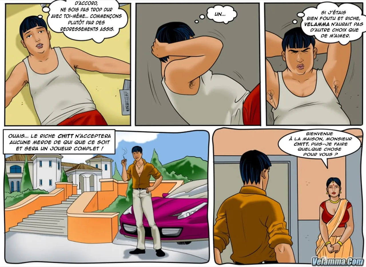 Velamma - 051 -  Femme de ménage en Inde page 6 full