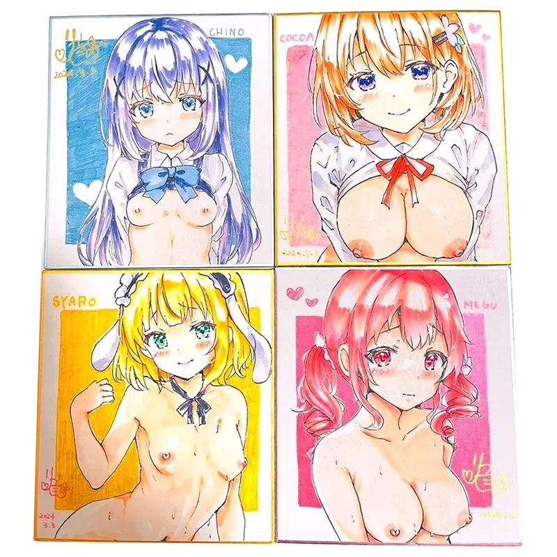 よろず手描き色紙アナログイラスト集 page 10 full