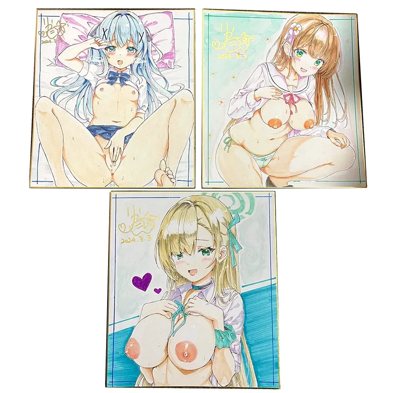 よろず手描き色紙アナログイラスト集 page 9 full