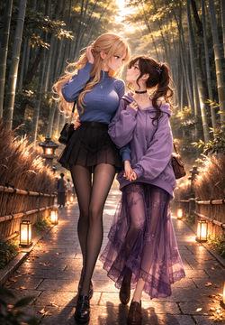 Bella and Emma in Japan: Kyoto Dates