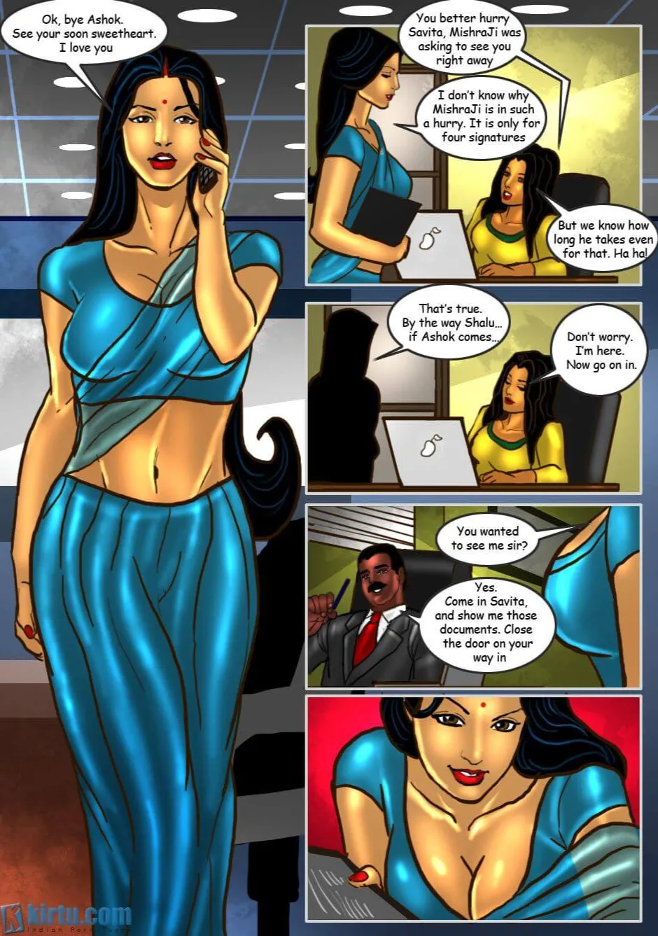 Savita Bhabhi Episode 28 Business OR AND Pleasure page 4 full