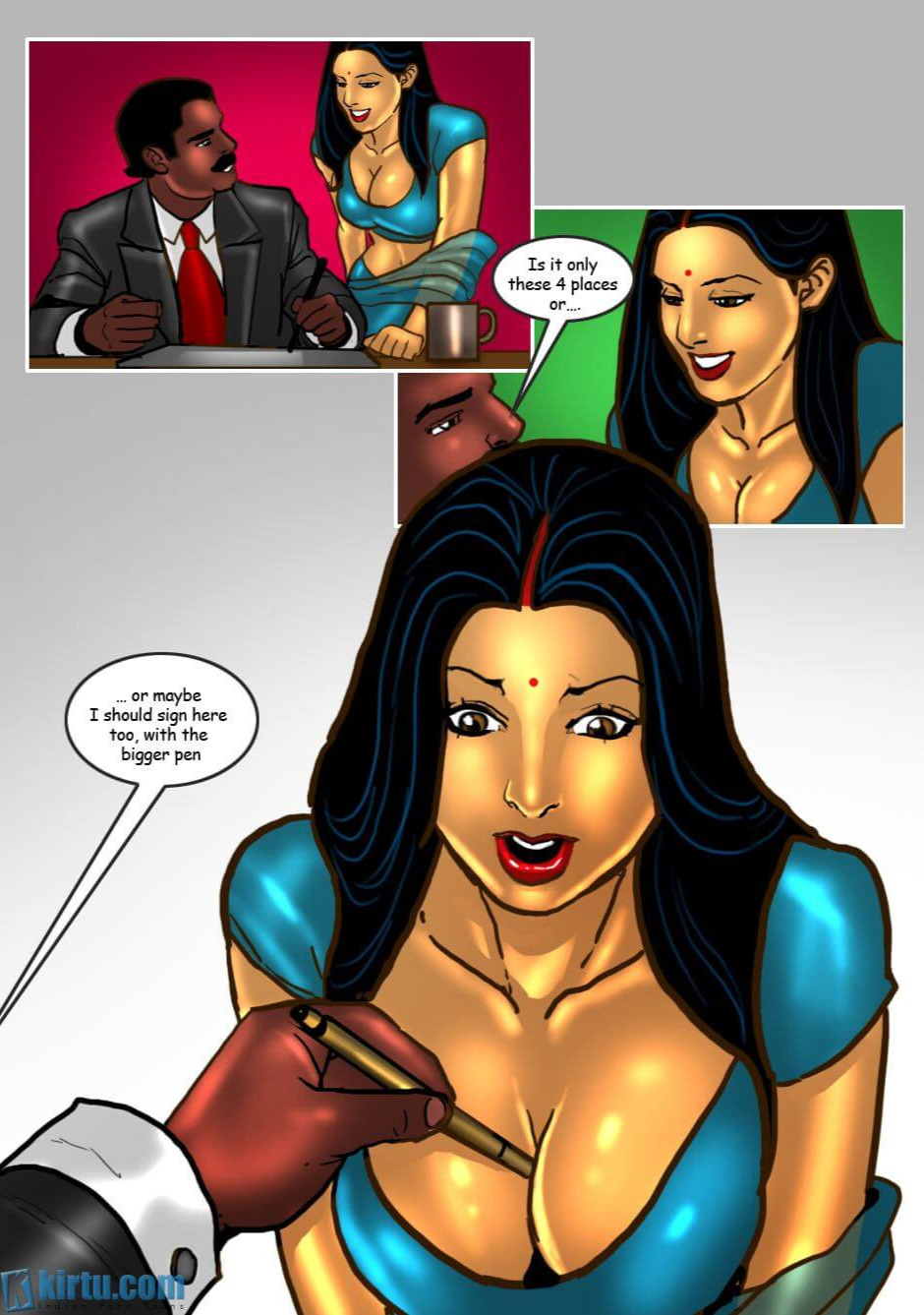 Savita Bhabhi Episode 28 Business OR AND Pleasure page 5 full