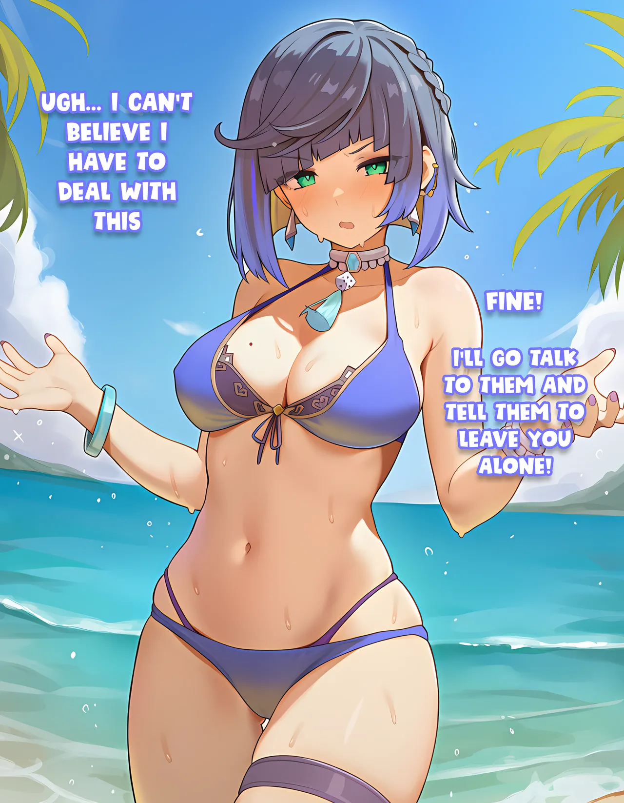 AIbby - Yelan Defends You From the Bull… Her Way • Genshin • NTR - page 2 full
