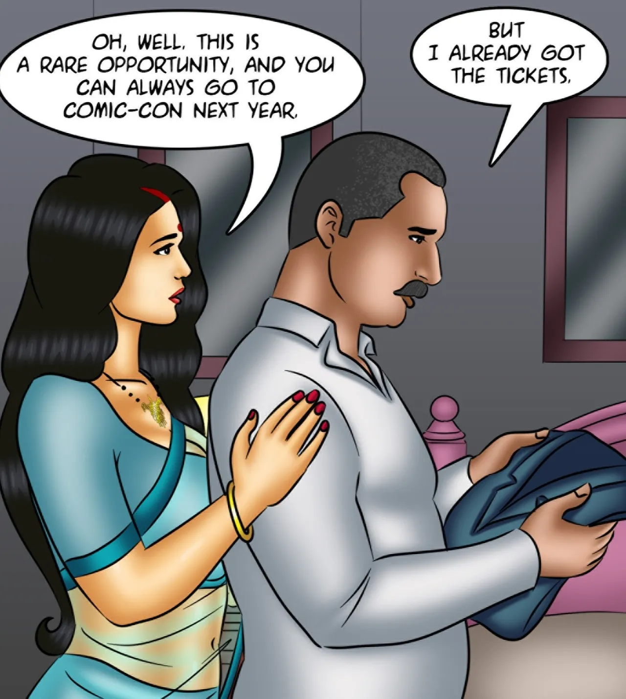 Savita Bhabhi Episode 133 Comic-Con Quest page 5 full