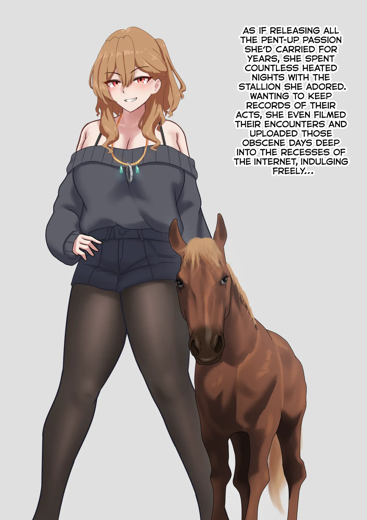 Moto-Yan Tsuma wa Uma Musuko no Ko wo Umu | The Former Delinquent Wife Gives Birth to Her Horse Son’s Child page 4 full