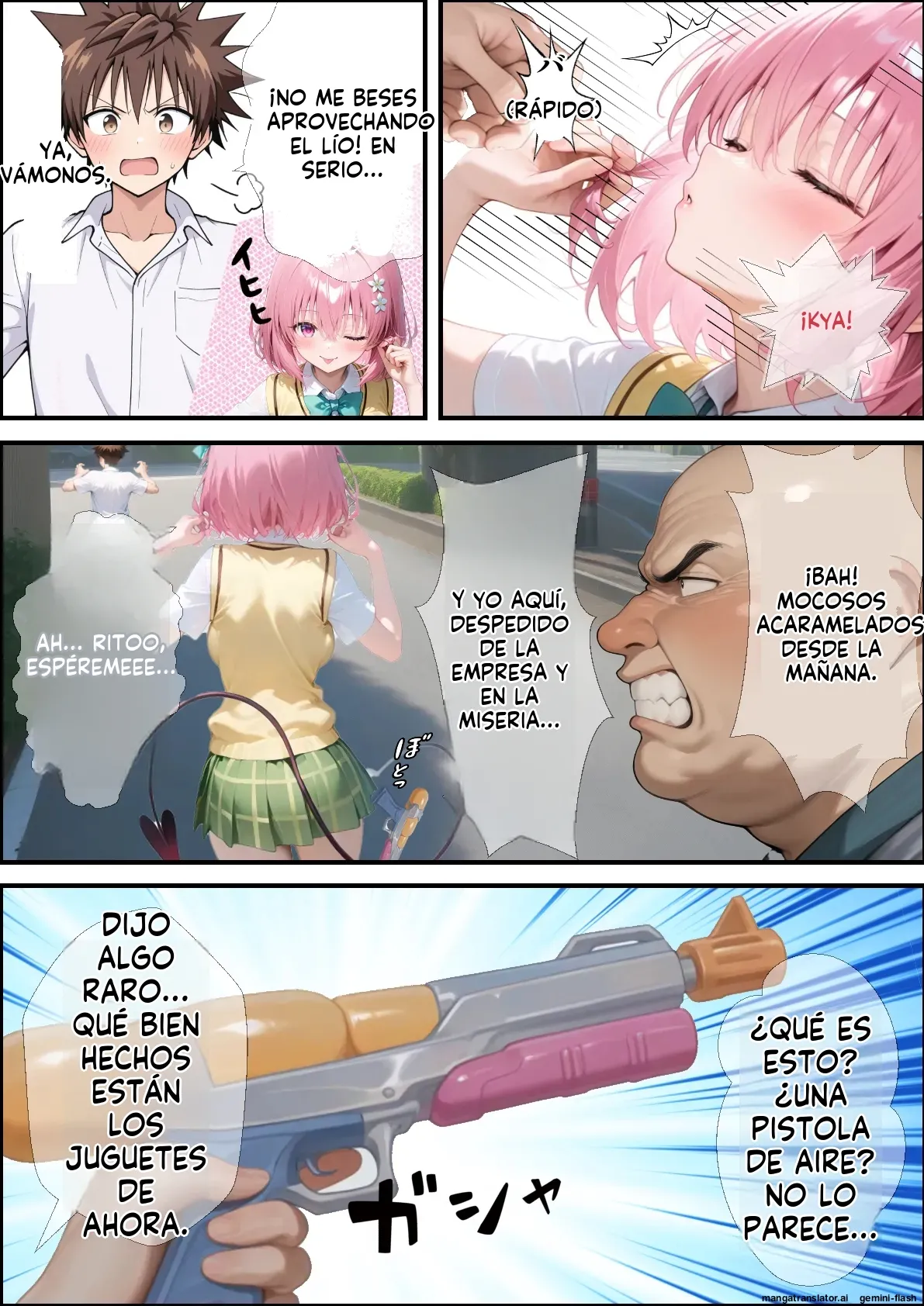 Gyakushuu ! Zettai Haramase Tanetsuke Hentai Ojisan! To LOVE-Ru Hen  MTL page 5 full