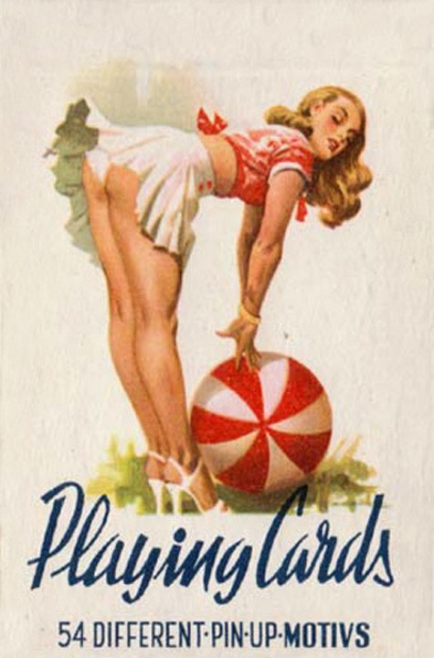 Old Cards Sets - Different Pin Up Motivs page 1 full