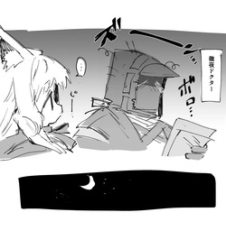 ロスモンティスとドクター 大体4ページ