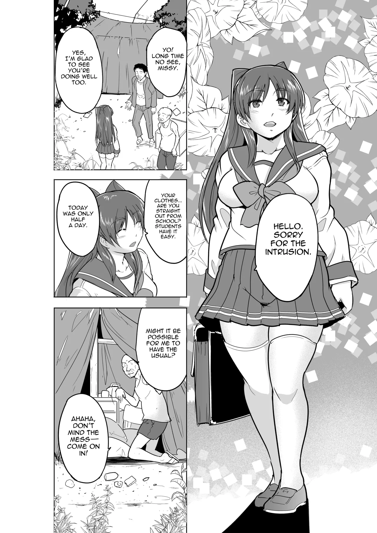 Tamaki no Himemoto ~ Homuresu no O-yugi | Tamaki's Secret Homelss Game page 4 full