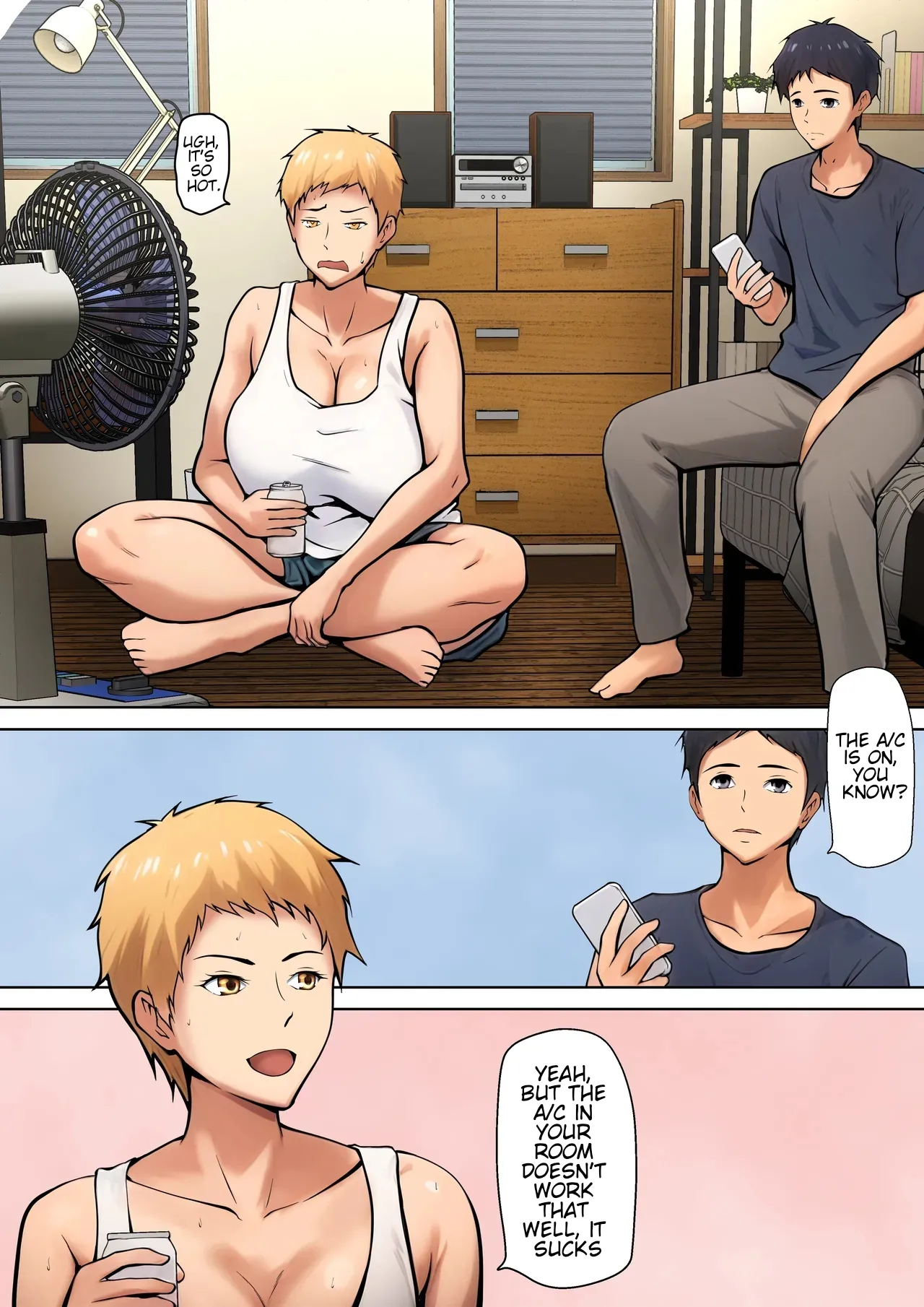 Giri no Oyako ga Doukyou Shitereba Kitto kou | If a stepmother and her stepson lived together, it would be something like this. page 3 full