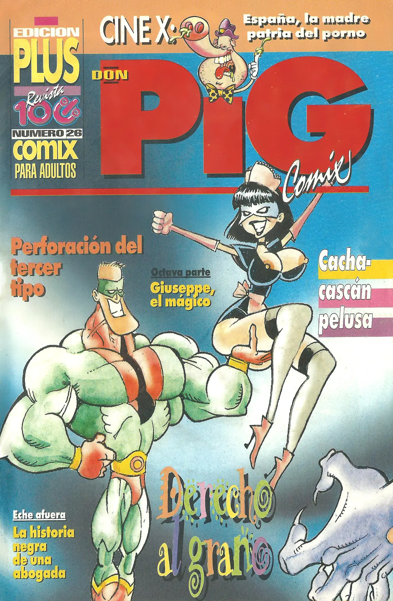 DON PIG COMIX  - 26 suplemento de la Revista 100% page 1 full