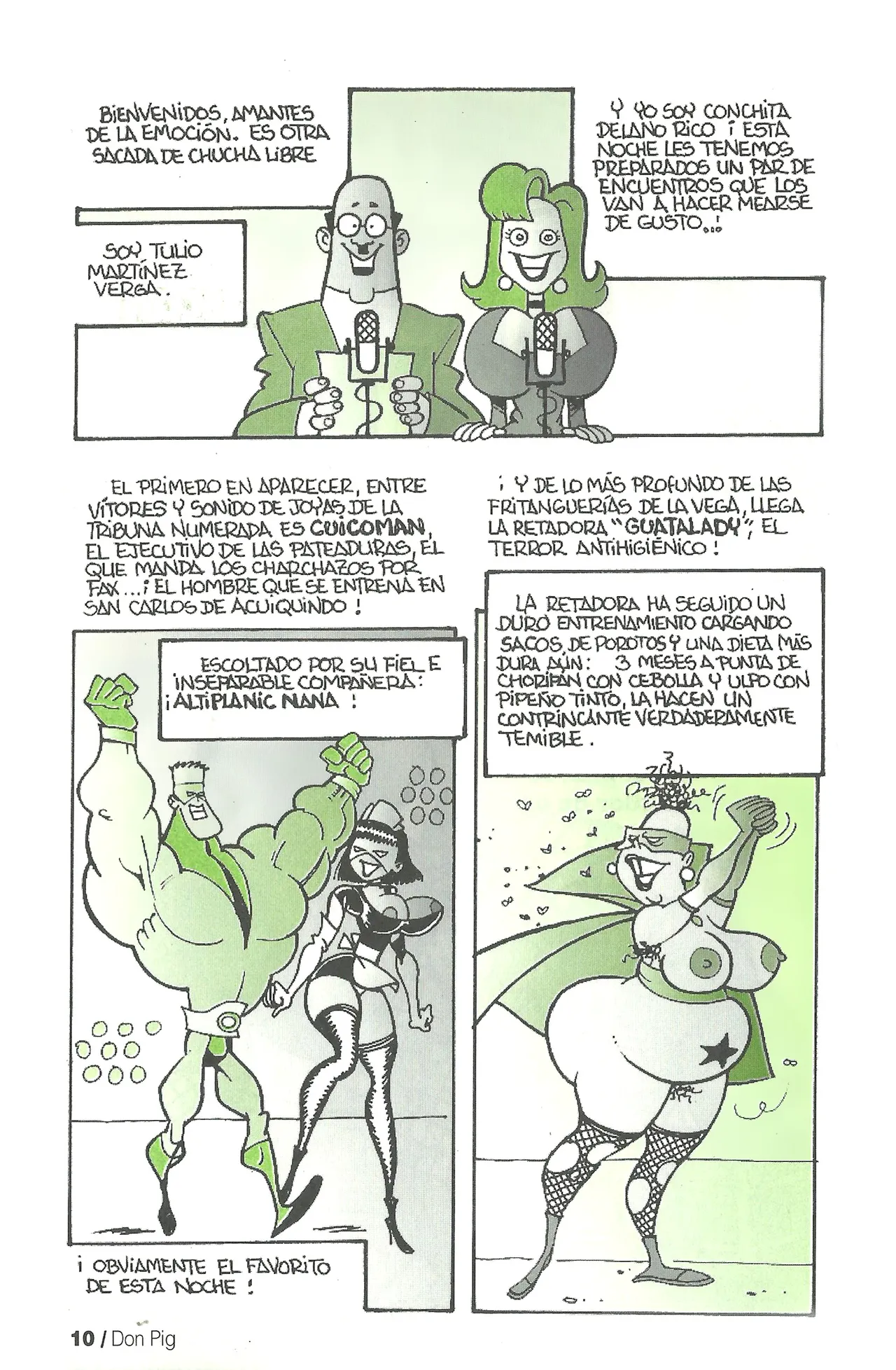 DON PIG COMIX  - 26 suplemento de la Revista 100% page 10 full