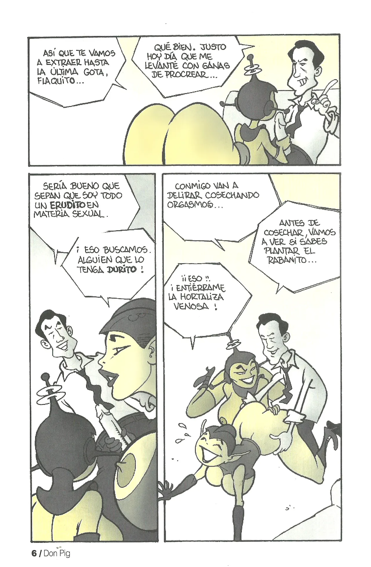 DON PIG COMIX  - 26 suplemento de la Revista 100% page 6 full
