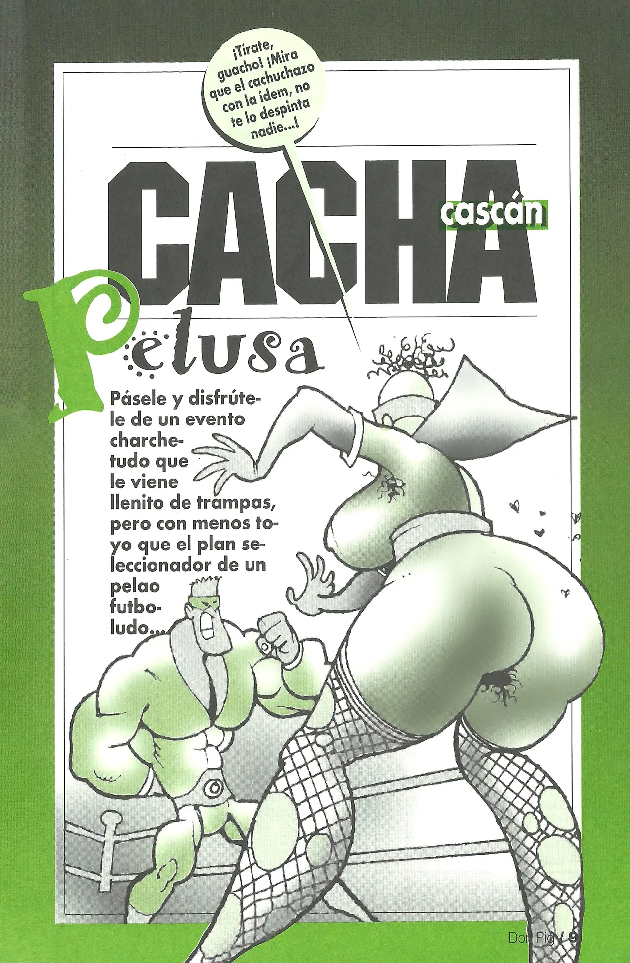 DON PIG COMIX  - 26 suplemento de la Revista 100% page 9 full