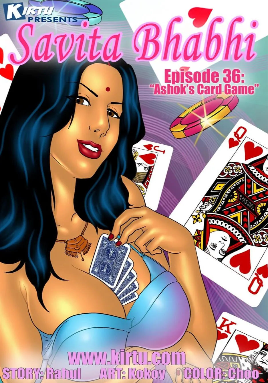 Savita Bhabhi Episode 36 Ashok's Card Game page 1 full