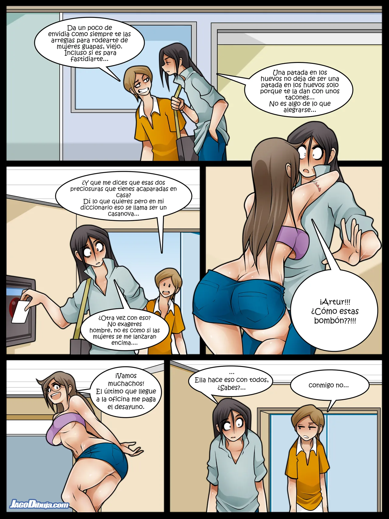 Living With HipsterGirl and GamerGirl Web-Comic page 9 full