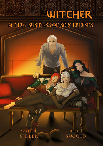 Witcher A new business of sorceresses cover