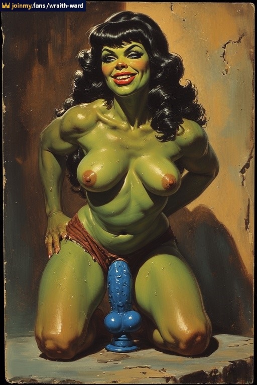 Orc Girl With Big Dildos 70s Style Vintage Porn page 5 full