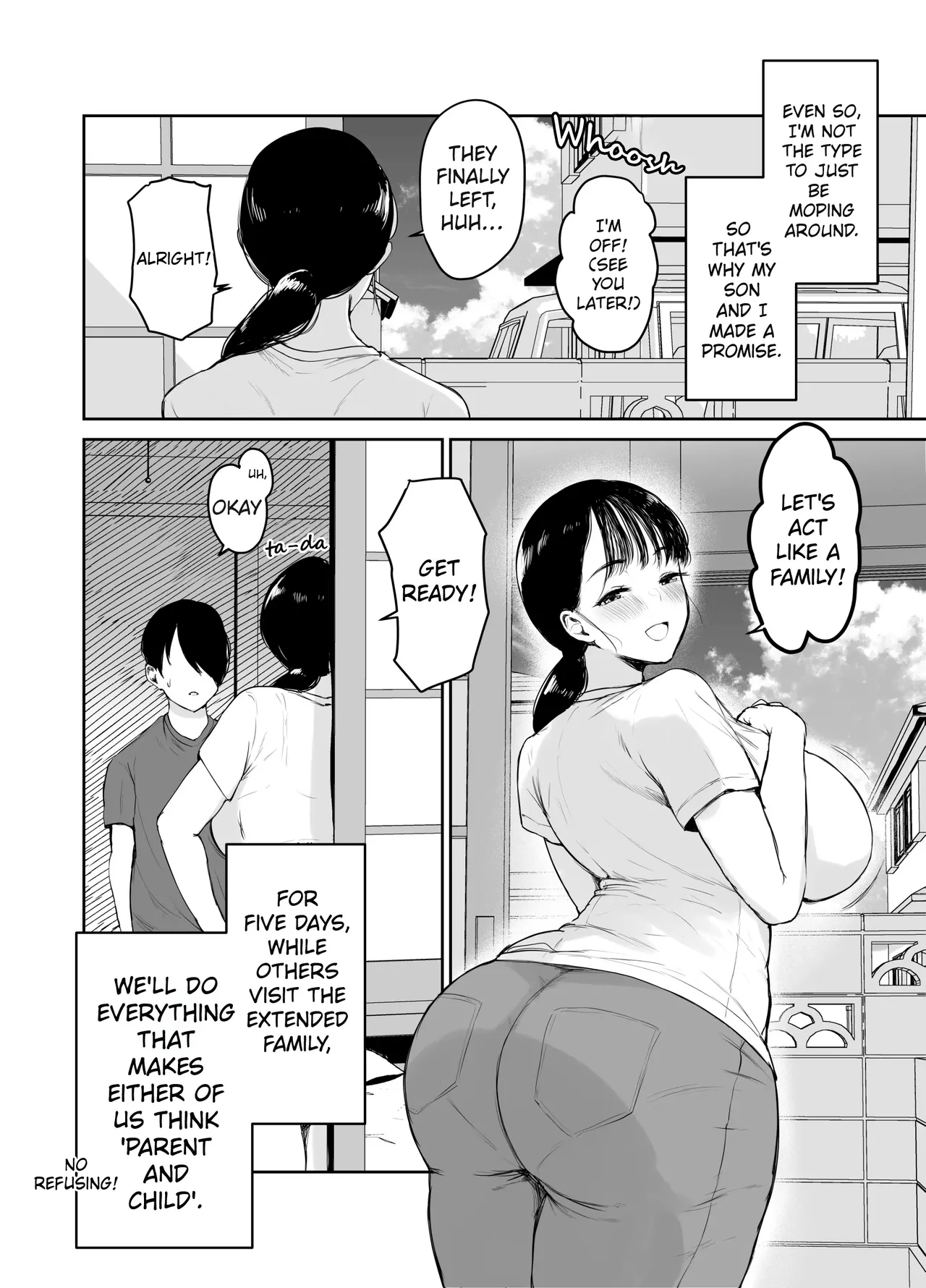 Okaasan ni wa Kore Gurai Shika Dekinaikara | For Mom the Only Option Left is Incest page 6 full