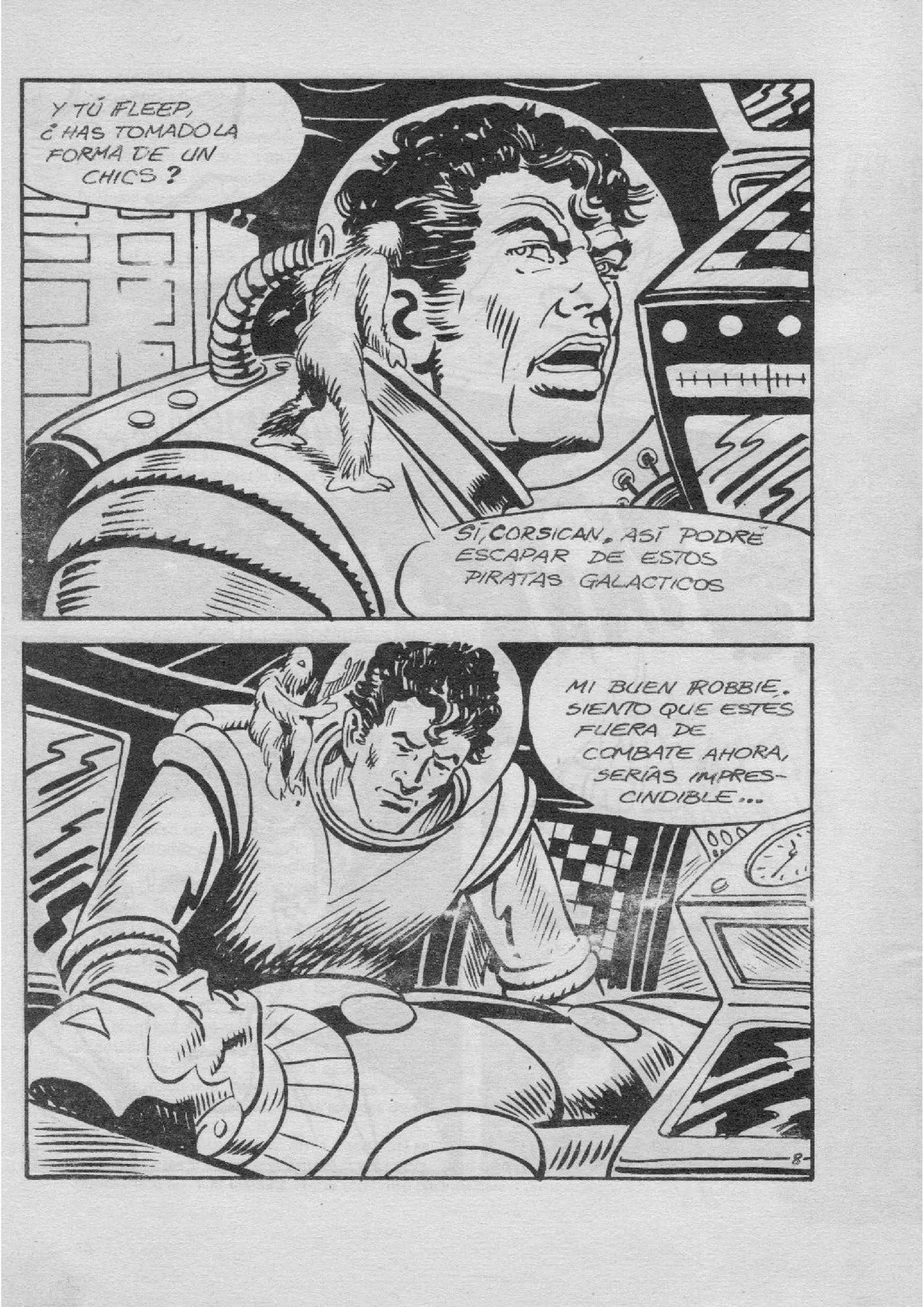 Las Eroticas Aventuras de Corsican Sexpace - N°7 - ¡¡Los que van a chingar, te saludan!! page 10 full