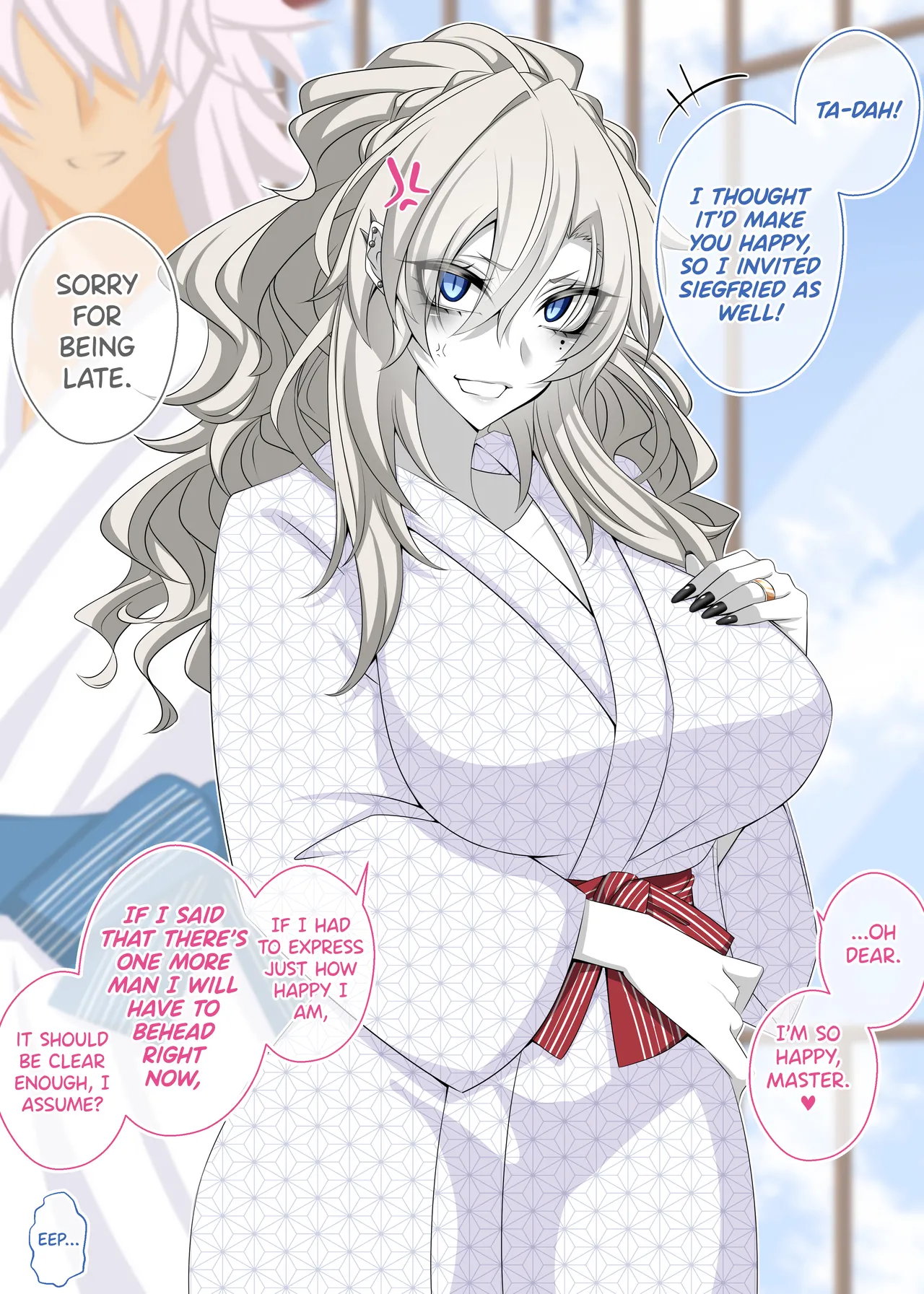 『Kriemhild and Pure Love NTR Cheating Erotica: Enma-tei Cheating Trip』 page 4 full