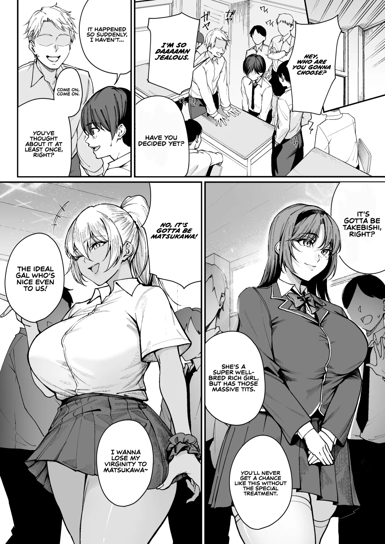 "Tokutai" Sei ni Natta node, Shouwaru Gal o Shimei Shimasu! -Itsumo Tsukue ni Ketsu o Nosetekuru Umezu-san- | Now That I’m a 'Special Treatment' Student, I’ll Choose the Ill-natured Gyaru! -Umezu-san, Who Always Puts Her Ass on My Desk- page 7 full