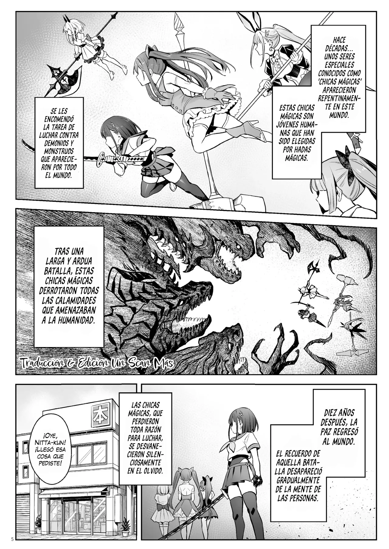 Moto Mahou Shoujo no Kazoku Banashi Tsuki｜La Historia Familiar de la Ex Chica Mágica Tsuki page 3 full