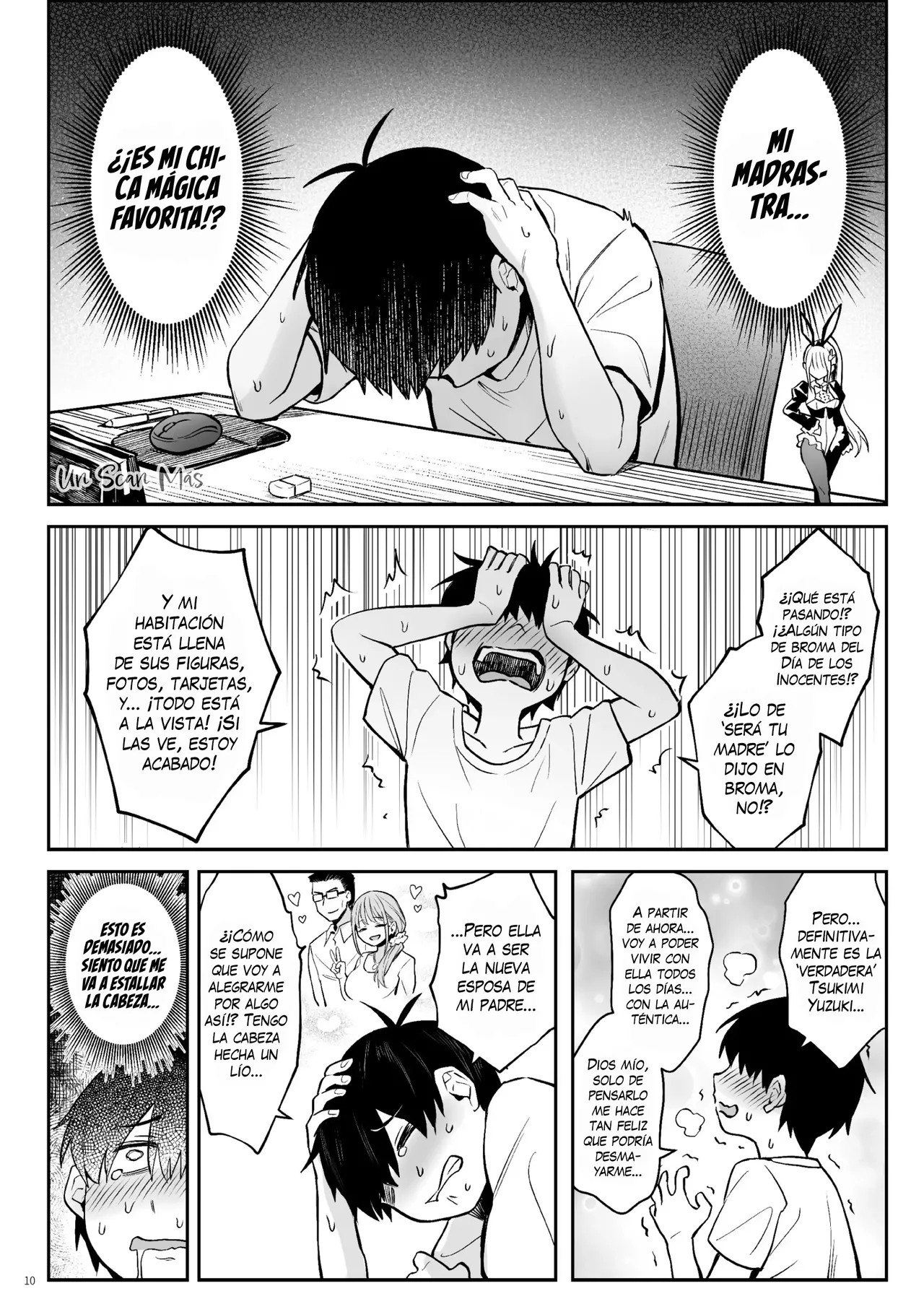 Moto Mahou Shoujo no Kazoku Banashi Tsuki｜La Historia Familiar de la Ex Chica Mágica Tsuki page 8 full