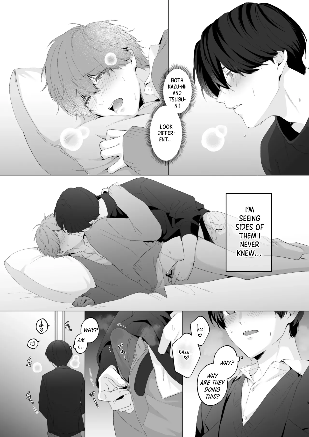 San Kyodai de Nakayoshi Etchi Chinan Ukete page 9 full