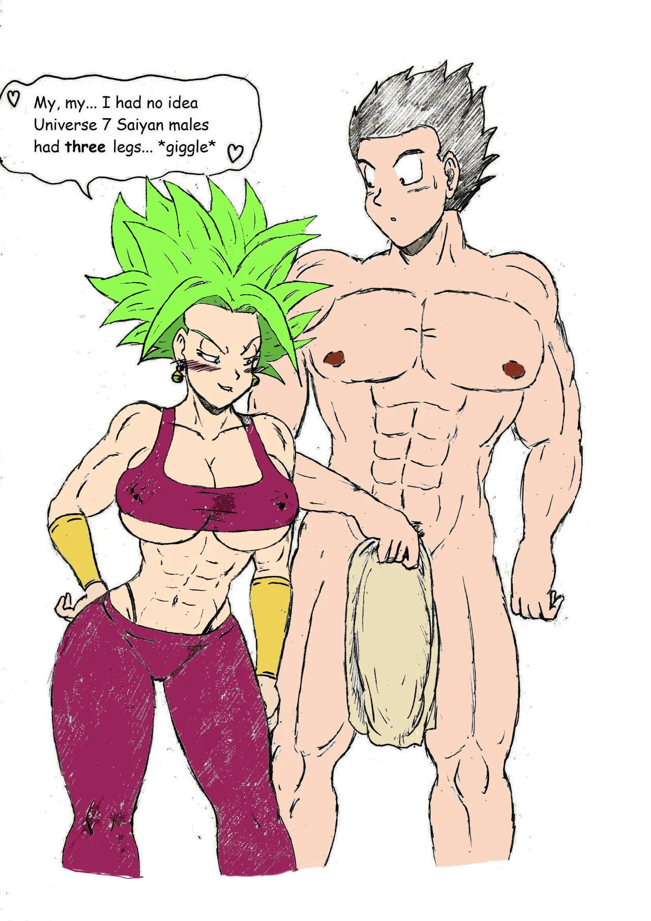 TheWriteFiction Rematch - Gohan x Kefla page 2 full