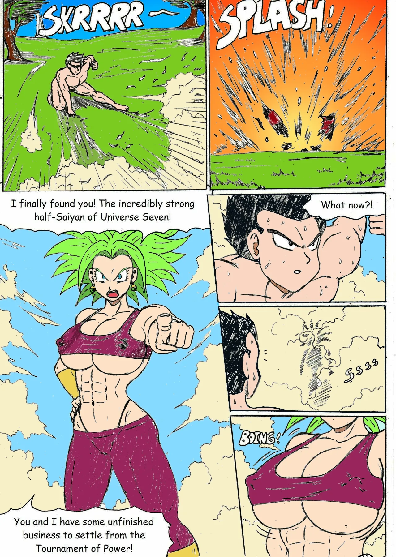 TheWriteFiction Rematch - Gohan x Kefla page 4 full