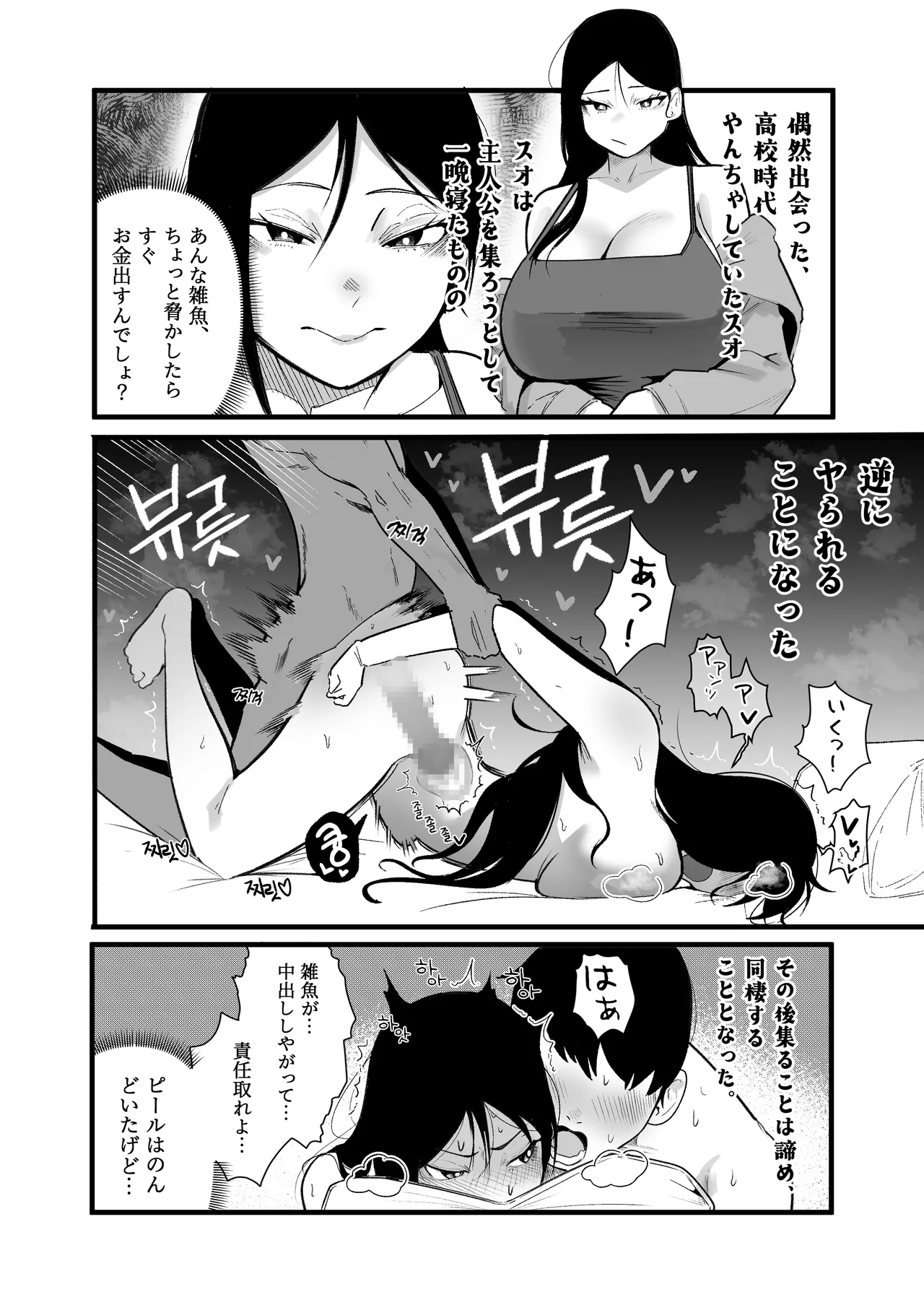 やんちゃ⼥2匹と同棲性活 page 2 full